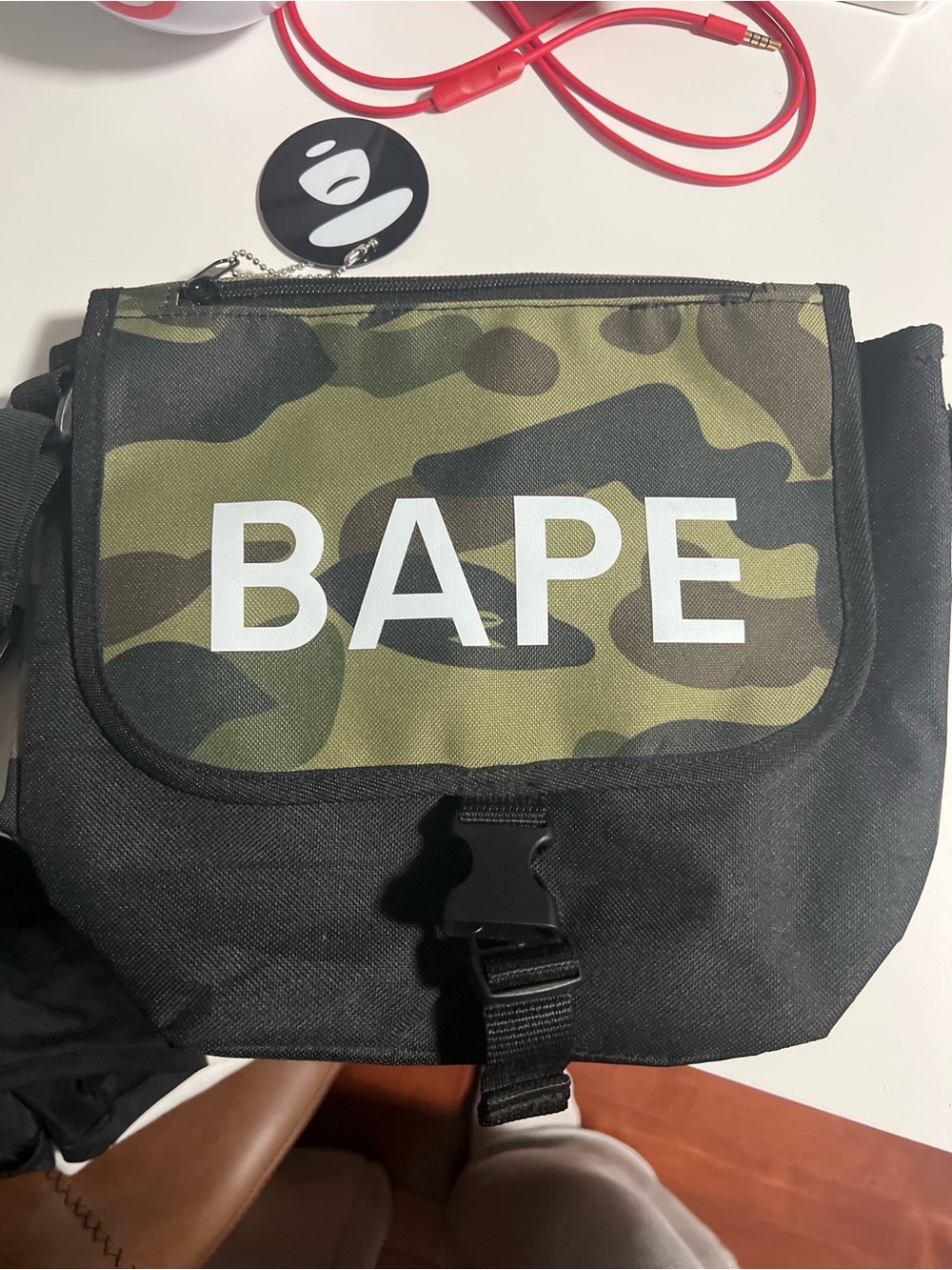 Bathing ape 2020 camo shoulder bag